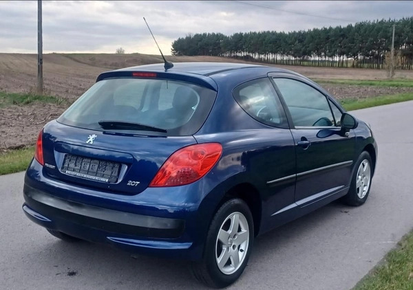 Peugeot 207 cena 10500 przebieg: 125461, rok produkcji 2009 z Ryki małe 562